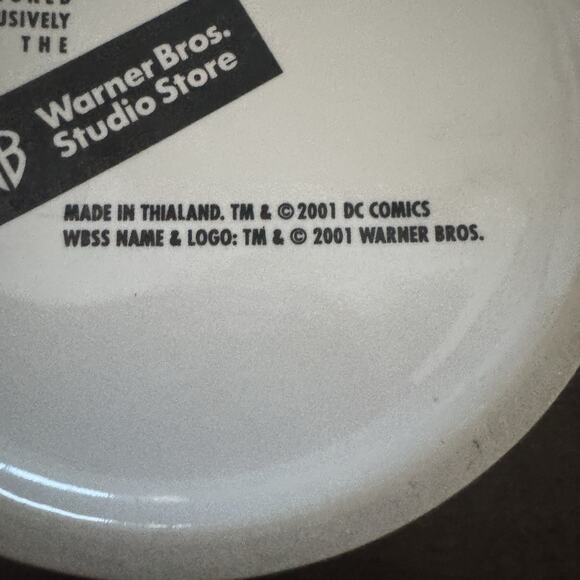 VTG Superman Large Coffee Mug Warner Bros. Studio Store Exclusive DC Comics 2001 - Picture 12 of 15